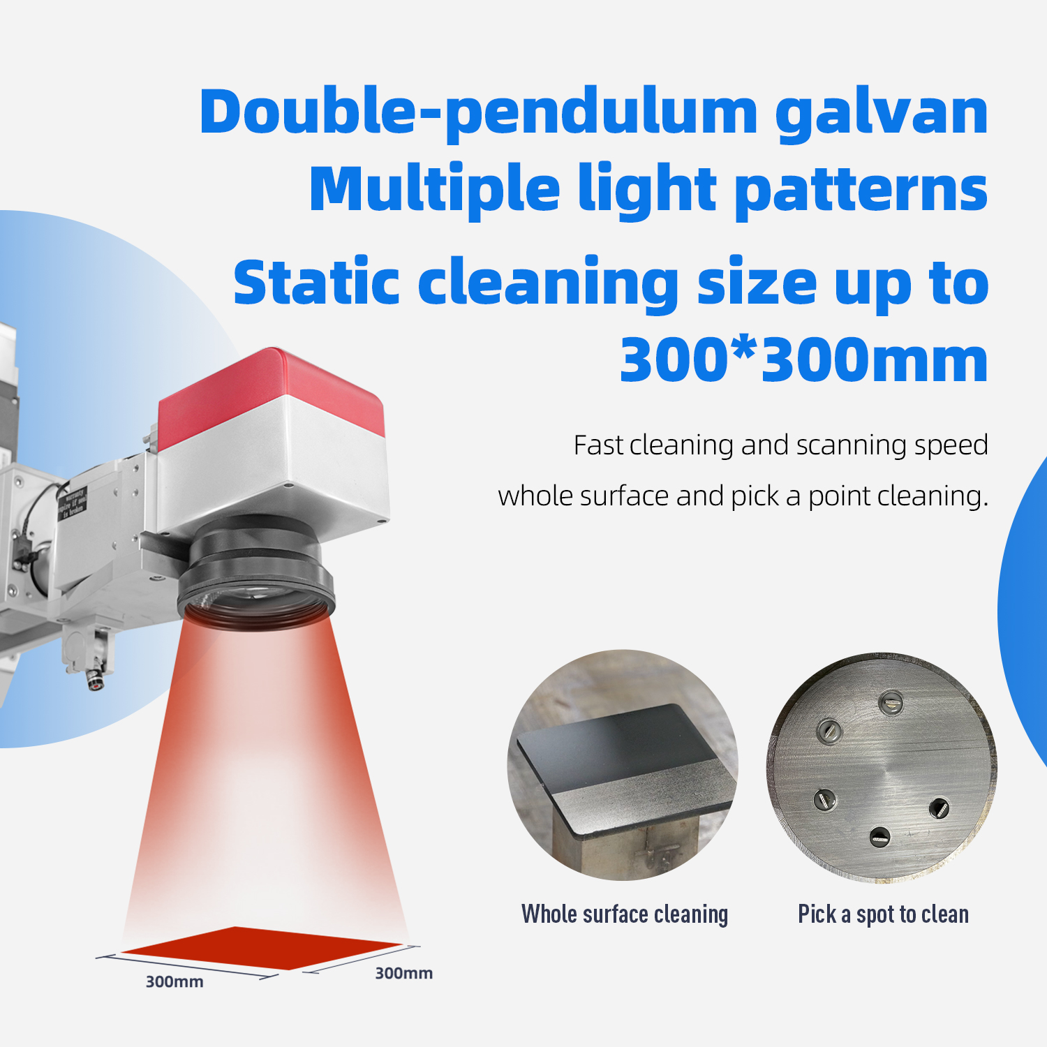SFX 200W 300W 500W Intelligent Automated Laser Cleaning Machine Fully Enclosed Platform Laser Cleaner for Rust Paint Plating Removal